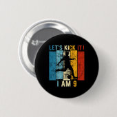 Badge Rond 5 Cm 9 Year Old Birthday B (Devant & derrière)