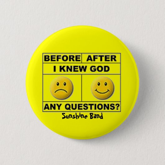 Badge Rond 5 Cm A5018D-md, bande de soleil (Devant)