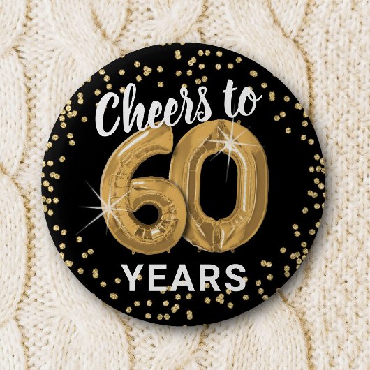 Badge Rond 5 Cm À 60 ans, santé | 60e anniversaire