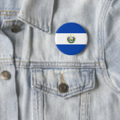 Badge Rond 5 Cm A bas prix ! Drapeau El Salvador (En situation)
