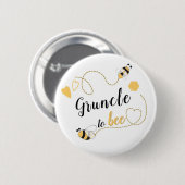Badge Rond 5 Cm à Bee (Devant & derrière)