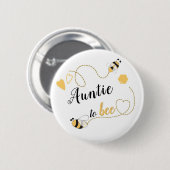 Badge Rond 5 Cm à Bee (Devant & derrière)