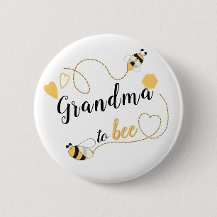 Badge Rond 5 Cm à Bee