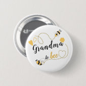 Badge Rond 5 Cm à Bee (Devant & derrière)