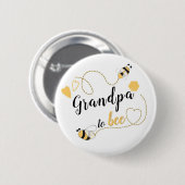 Badge Rond 5 Cm à Bee (Devant & derrière)