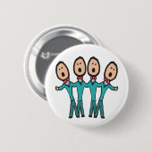Badge Rond 5 Cm A Cappella (Devant & derrière)