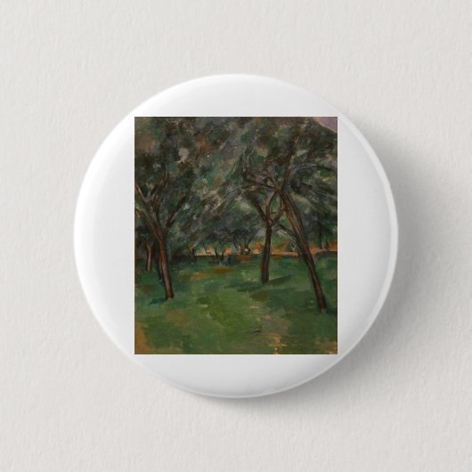 Badge Rond 5 Cm A Close - Paul Cezanne - c1890 (Devant)