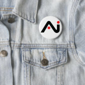 Badge Rond 5 Cm A.i. Bouton classique (En situation)