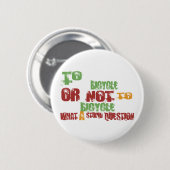 Badge Rond 5 Cm À la bicyclette (Devant & derrière)