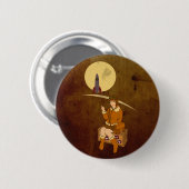 Badge Rond 5 Cm À la lune (Devant & derrière)