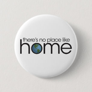 Badge Rond 5 Cm "À la maison "