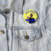 Badge Rond 5 Cm à la maison blanche (En situation)