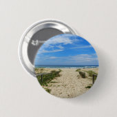 Badge Rond 5 Cm À la plage (Devant & derrière)