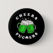 Badge Rond 5 Cm À la Saint-Patrick Bière Drôle (Devant)