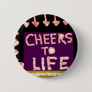 Badge Rond 5 Cm À la vie - Motifs créés par l'artiste