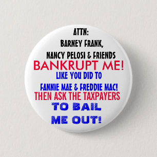 BADGE ROND 5 CM A L'ATTENTION DE NANCY PELOSI ET AMIS : RUINEZ-MOI