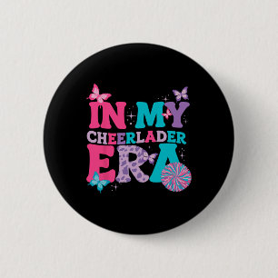 Badge Rond 5 Cm À l'époque de mon équipe de pom-pom girls Che