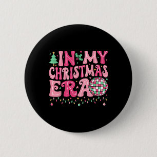 Badge Rond 5 Cm À l'ère de Noël Joyeux Noël Arbre de Noël Joyeux N