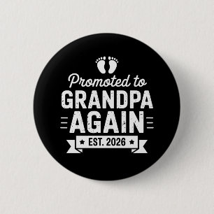Badge Rond 5 Cm À nouveau promu grand-père dès 2026, famille proch