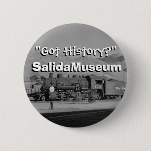 Badge Rond 5 Cm "A obtenu l'histoire ?" III