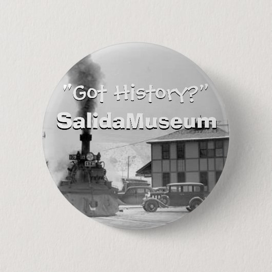 Badge Rond 5 Cm "A obtenu l'histoire ?" IV (Devant)