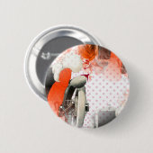 Badge Rond 5 Cm à petits pois (Devant & derrière)