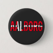 Badge Rond 5 Cm Aalborg, Danemark (Devant)