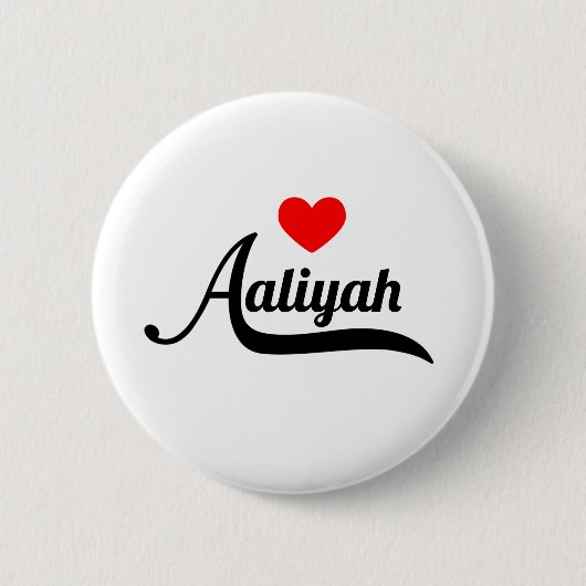 Badge Rond 5 Cm Aaliyah (Devant)