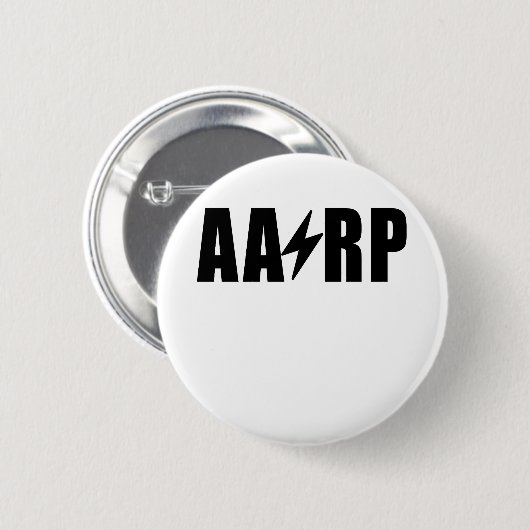 BADGE ROND 5 CM AARP. (Devant & derrière)