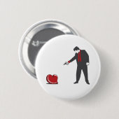 Badge Rond 5 Cm Abattez l'amour (Devant & derrière)