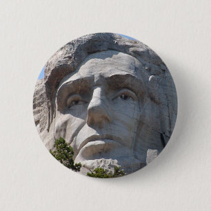 Badge Rond 5 Cm Abe Lincoln