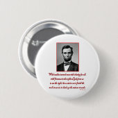 Badge Rond 5 Cm Abe-Malice-vers-aucun (Devant & derrière)