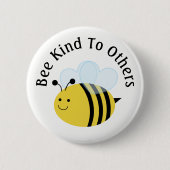 Badge Rond 5 Cm Abee Signe Aux Autres Bumblebebe (Devant)