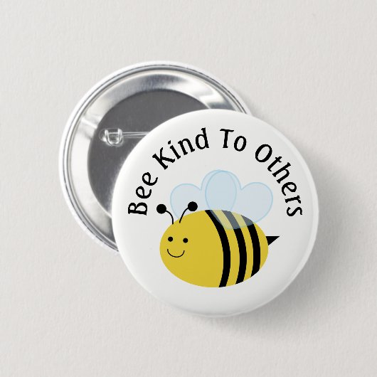 Badge Rond 5 Cm Abee Signe Aux Autres Bumblebebe (Devant & derrière)