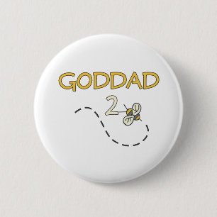 Badge Rond 5 Cm Abeille de Goddad 2