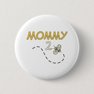 Badge Rond 5 Cm Abeille de la maman 2