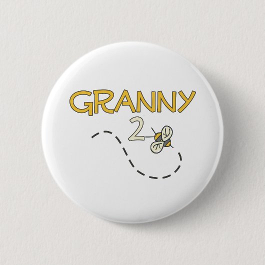 Badge Rond 5 Cm Abeille de mamie 2 (Devant)