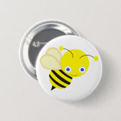 Badge Rond 5 Cm Abeille de miel (Devant & derrière)