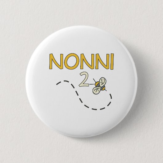 Badge Rond 5 Cm Abeille de Nonni 2 (Devant)