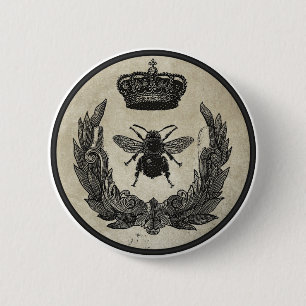 Badge Rond 5 Cm Abeille impériale