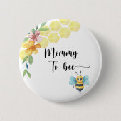 Badge Rond 5 Cm Abeille. Maman à abeille (Devant)