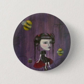Badge Rond 5 Cm Abeilles