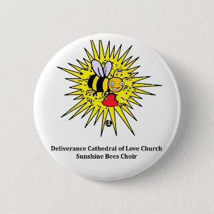Badge Rond 5 Cm Abeilles de soleil : Le choeur des enfants