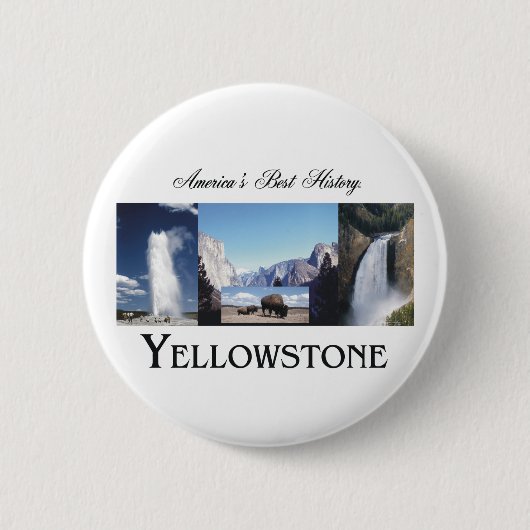 Badge Rond 5 Cm ABH Yellowstone (Devant)