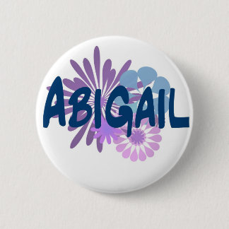 Badge Rond 5 Cm Abigaïl