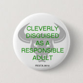 BADGE ROND 5 CM ABILEMENT DÉGUISÉ (Devant)