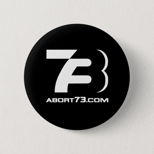 Badge Rond 5 Cm Abort73.com/73-Logo (Devant)