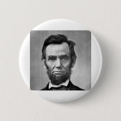 Badge Rond 5 Cm Abraham Lincoln (Devant)