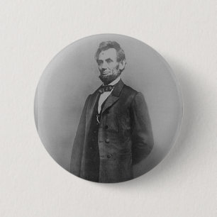 Badge Rond 5 Cm Abraham Lincoln, janvier 1864