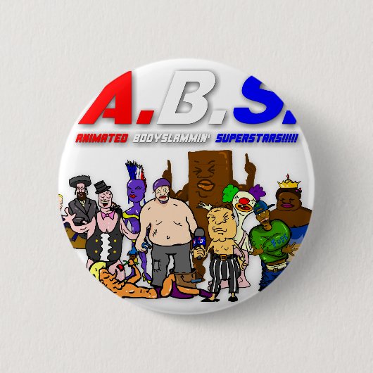 BADGE ROND 5 CM ABS LUTTANT ! ! ! (Devant)